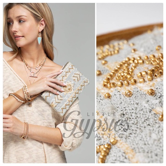 Anya Handmade Ethnic Pattern Clutch from Ruggine - Picture 8 of 8